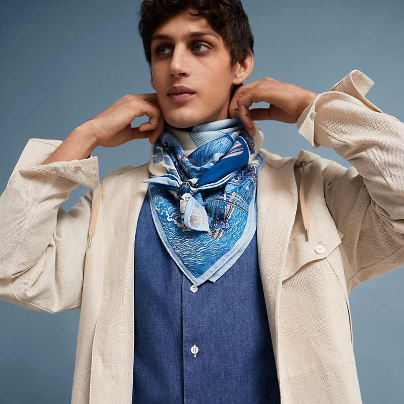 Hermes scarf hot sale men